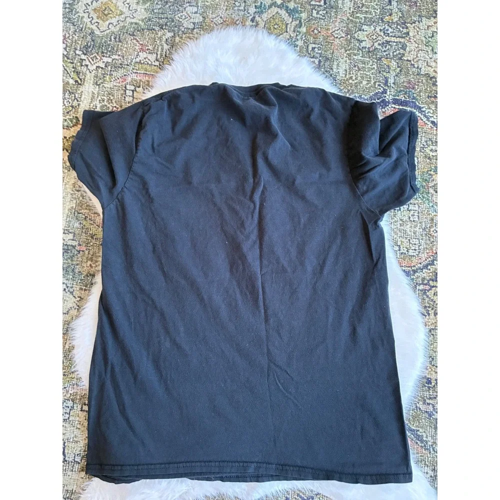 Guns N Roses Skull Top Hat Roses Guns‎ Graphic T Shirt Black Mens Size Medium - Picture 5 of 5